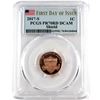 Image 1 : 2017-S USA 1-cent Shield PCGS Certified PR70RD DCAM First Day of Issue