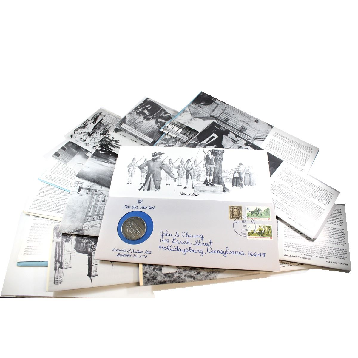 Estate Lot of USA Medallic Postal Covers Series from Westport