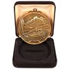 Image 1 : Rare 1988 Calgary Winter Olympics Bronze Participation Medal in Original Display Box (coin contains 