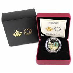 2017 Canada $20 Under the Sea - Seahorse Fine Silver Coin with Murrini Glass Element (Red display ca