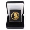 Image 1 : 1993 The Dow Chemical Company 1oz .999 Fine Gold Coin Encapsulated in Black Display Box. Presented t