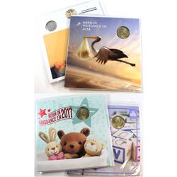 2012-2017 Canada Baby Set Collection. You will receive the 2012, 2014, 2016, and 2017 sets. 4pcs.