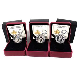 2016 Canada $5 Birthstones - April, July, September Fine Silver Coins (Tax Exempt). Please note Sept