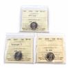 Image 1 : 10-cent 2006 RCM Logo, 2007 Straight 7 & 2009 ICCS Certified MS-67. 3pcs