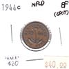 Image 1 : 1944c Newfoundland 1-cent EF (spots)