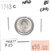 Image 1 : 1943C Newfoundland 5-cents Brilliant Uncirculated (scratched)