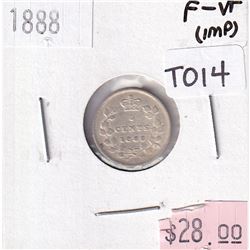1888 Canada 5-cents F-VF (impaired)