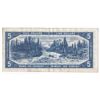 Image 2 : 1954 $5 BC-31b, Bank of Canada, Devil's Face, Prefix F/C, VF (Stain)