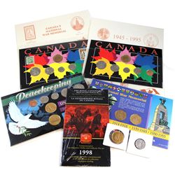 Estate Lot Canada Commemorative Coin Collection. You will receive a 1994 War Memorial Stamp & 6-coin