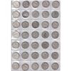 Image 4 : Estate Lot of Canada Silver 10-cents dated 1915 to 1968 in Uni-Safe Folder. 89 pcs
