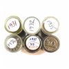 Image 1 : *Estate Lot of 1931-1939 Canada Circulated Full and Partially Full 5-cent Plastic Tube Rolls. You wi