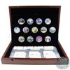 Image 1 : 2017 $10 Celebrating Canada's 150th Fine Silver 13-coin Set in Deluxe RCM Case (Tax Exempt). You wil