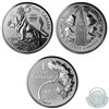 Image 1 : 2017 Canada RCM Coin Lore - Forgotten 1927 Design 3-coin Fine Silver Set (Tax Exempt). Please note o