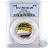 Image 1 : 2008 Canada $75 Home of the Olympics Gold PCGS Certified PR-69 Deep Cameo. Contains 0.225oz of Pure 