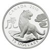 Image 1 : 2010 Canada $15 Tiger Zodiac Lunar Fine Silver Coin (Tax Exempt). Sealed in Mint Shipping Box