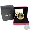 Image 1 : 2017 Canada $50 Whispering Maple Leaves Gold Plated 3oz. Fine Silver Coin (Tax Exempt). SOLD OUT AT 