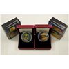 Image 1 : 2017 Canada $30 Animals in the Moonlight - Orcas & Lynx Fine Silver Coins (Tax Exempt). 2pcs.