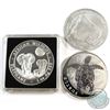 Image 1 : World Mint Issue: 2014 Somali Republic Elephant, 2016 Niue $2 Hawksbill Turtle & 2018 Tokelau $5 Leo