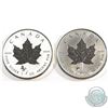 Image 1 : RCM Issue: 2014 Horse & 2015 Sheep Privy Canada $5 1oz .9999 Fine Silver Maple Leafs. 2pcs (TAX Exem