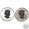 Image 2 : RCM Issue: 2014 Horse & 2015 Sheep Privy Canada $5 1oz .9999 Fine Silver Maple Leafs. 2pcs (TAX Exem