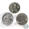 Image 1 : Royal Mint Issue: Great Britain 2014 Year of the Horse, 2016 Year of the Monkey & 2018 Year of the D