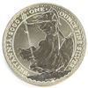 Image 1 : Royal Mint Issue: 2000 Great Britain 1oz Fine Silver Britannia (toned). Tax Exempt
