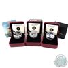 Image 1 : Lot of 3x 2011, 2012 & 2013 Canada $10 Fine Silver Coins. You will receive 2011 1/2oz Maple Leaf For