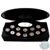 Image 1 : 2000 Canada Millennium Proof 12-coin Sterling Silver 25-cent Set. Comes in original Mint packaging