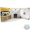 Image 1 : 2001 Canada $15 Year of the Snake Sterling Silver and Gold Plated Cameo Coin and Stamp Set with all 