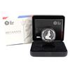Image 1 : Royal Mint Issue: 2014 Proof 2 Pound 1oz Britannia .999 Fine Silver Coin in All Original Packaging (