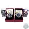 Image 1 : 2017 Canada $10 Passion to Play - Toronto Maple Leafs & Montreal Canadiens NHL Fine Silver Coins. 2p
