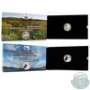 Image 1 : 2014 Canada $20 The Atlantic Puffin & 2015 $20 The Burrowing Owl Baby Animals Fine Silver Coin and S