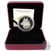 Image 1 : 2017 Canada $30 Zentangle Art - The Great Grey Wolf 2oz. Fine Silver Coin Encapsulated in Red RCM Di