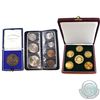 Image 1 : Rhodesia Issue: Lot of Rhodesian Coin Sets. You will receive a 6-coin Medallion set Commemorating th