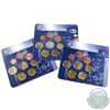 Image 1 : World Mint Issue: Lot of 3x First Official Issue of the Euro Coins 8-coin Sets from Greece, Germany 