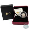 Image 1 : 2017 Canada $30 Zentangle Art - The Great Grey Wolf 2oz Fine Silver Coin (capsule lightly scratched)