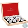 Image 1 : 2013 Complete O Canada $10 12-Coin Set with Deluxe Box (missing outer sleeve & Beaver coin is toned)