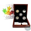 Image 1 : 2014 Canada $25 Complete O Canada 5-Coin Fine Silver Set with Deluxe Display Case (Tax Exempt). Coin