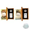 Image 1 : 2005 Walrus & Calf $5 & 2005 Deer & Fawn $5 Fine Silver Coin and Stamp sets. 2 sets