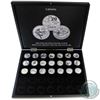 Image 2 : RCM Issue: Lot of 2011-2016 Canada $20 for $20 Fine Silver Coins in Deluxe Volterra Collector Displa