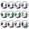 Image 1 : 2019 Canada $3 Thirteen Teachings from Grandmother Moon - Complete Set (No Tax). Included are all 13