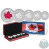 Image 1 : 2015 Canada The Maple Leaf Fine Silver Fractional Set (No Tax). Outer packaging starting to show sig