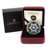Image 1 : 2010 Canada $20 Blue Crystal Snowflake Fine Silver Coin (TAX Exempt)