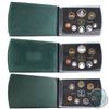 Image 1 : 1998 RCMP Proof Set, 1999 Specimen Set, 2000 Voyage Proof Set. Please note outer boxes are not inclu