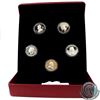 Image 1 : 2008-2009 Vignettes of Royalty Series $15 Sterling Silver 5-Coin Set from the RCM. Set is missing th