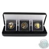 Image 1 : 2002 Golden Tulip, 2003 Golden Daffodil, 2004 Golden Easter Lily Canada 50-cent Coins. Please note c