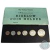 Image 1 : 1954 Canada 6-coin Mint Set in Black Display with Outer Green Packaging. Coins are in mint state con