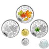 Image 1 : 2014 Canada Majestic Maple Leaves 5-coin Set in Deluxe Display Case. You will receive $20 Majestic M