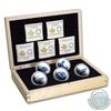 Image 1 : 2014-2015 Canada $20 Great Lakes 5-coin Set in Deluxe Case (Tax Exempt)