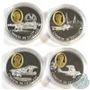 Image 1 : Lot of 4x 1992-1993 Canada $20 Aviation Series Sterling Silver Coins in Capsules and Cardboard Packa
